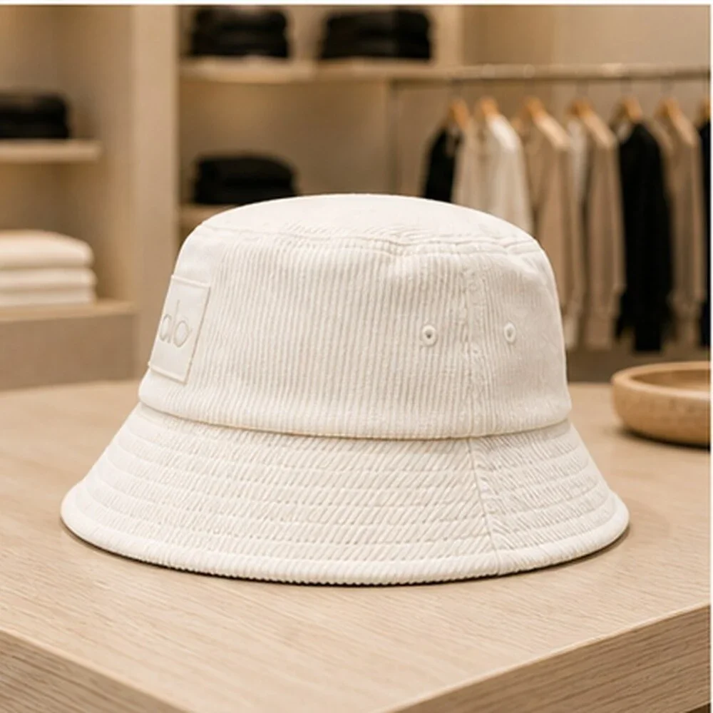 ALO Yoga Ivory White Everyday Bucket Hat OS